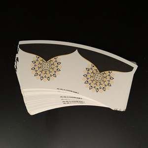 Gobelet en papier personnalisé avec logo, double face, revêtement PE imperméable, pour la fabrication de matériaux alimentaires, impression offset pour café, nouilles, salades - Product Image 3