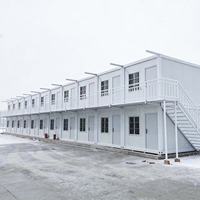 Casa Contenedor Prefabricada, Edificio Modular Moderno para Oficinas, Centro Comercial, Hotel, Hermosa, Duradera, Impermeable, Resistente al Fuego, Tienda