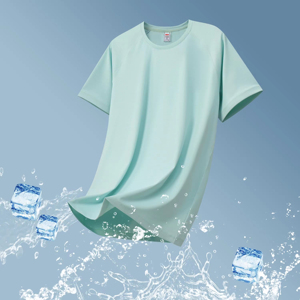 Vente en gros de t-shirts de gym personnalisés pour hommes 100% polyester à séchage rapide col rond t-shirt de fitness unisexe pour l'entraînement en plein air d'été - Product Image 4