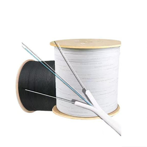 Cable de bajada plano FTTH de doble serie para interior/exterior, 1 o 2 núcleos, monomodo, con cubierta de PVC ecológica y refuerzo de alambre de acero FRP de alta resistencia. - Product Image 3