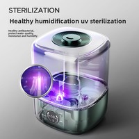 Humidificateur désinfectant thermique à brumisation de 5L, purificateur d'air silencieux de grande capacité pour usage domestique, aromathérapie 25W