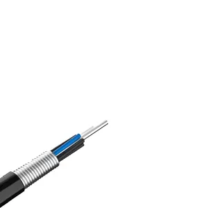 GYTZS optical cable single mode 9/125 9.7mm PE fiber optical cable 2 core