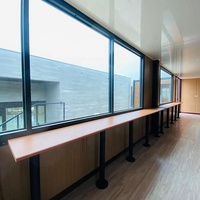 Appartement complet meublé, maison préfabriquée en conteneur à étage unique, maison préfabriquée en kit avec salle de bain et cuisine, fabriquée en Chine