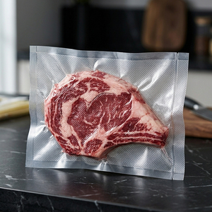 Food Grade Transparent Embossed PE Plastic Vacuum Packaging Bag with Heat Seal for Meat and Vegetable Storage - Product Image 2