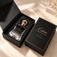 Flacon de parfum vide en gros 30ml 50ml 100ml, flacon de parfum de luxe en verre avec boîte, logo personnalisé, faible MOQ