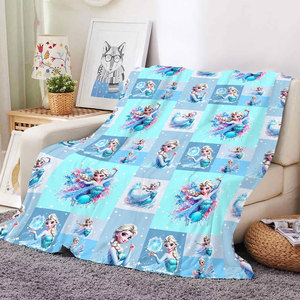 Pretty Fairy Tale <strong>Frozened</strong> Snow Princesses Soft Plush Throw Cartoon Toddler Baby <strong>Blanket</strong> Custom Print Flannel <strong>Blankets</strong> - Product Image 2