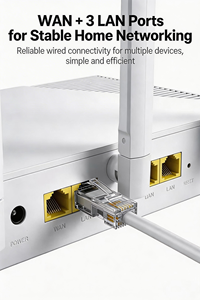 เราเตอร์ Ax3000 WiFi 6 แบบดูอัลแบนด์ กิกะบิต รองรับ Passwall, OpenVPN, <span class=keywords><strong>WireGuard</strong></span>, Shadowsocks ความเร็วสูงสำหรับเล่นเกม สตรีมมิ่ง 4K ใช้งานที่บ้านและที่ทำงาน - Product Image 6