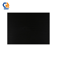 Carreaux en porcelaine Sinray Tile 600x600mm 9,5mm d'épaisseur, marbre noir mat, antibactériens, antidérapants, design moderne, carreaux d'intérieur