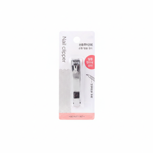 Silver Nail Clippers with Attached Nail <b>File</b> - Product Image 2