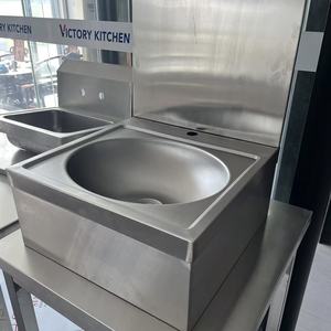 Victory Source évier manuel mural en acier inoxydable commercial Inox hôpital fournitures de laboratoire approvisionnement direct hôtels restaurants - Product Image 3