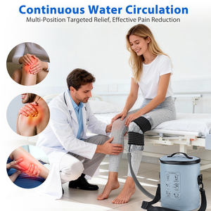 Fitease Grau 15QT Auslaufsicheres Eisfass Verstellbare Gurte 8-12 Stunden Kühlung Tragbares Kältetherapie-<span class=keywords><strong>System</strong></span> 5 Fließmodi 6 Timer CE - Product Image 5