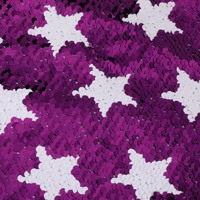 Pentagramme Sequin Eeversible Fish Scale Sequin Brodé Tissu Bijoux Multicolore Mur Tissu Robe De Mariage