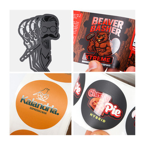 Exhibition Printing Custom Round Bottle Stickers UV Protected <b>PVC</b> Self Adhesive Labels For Cosmetics Industry - Product Image 4