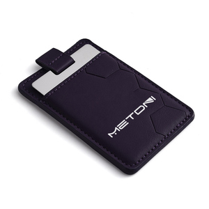 Rectangle Portable Custom Logo Stainless Steel Single Side Cosmetic Pocket <b>Mirror</b> With PU Pouch - Product Image 4