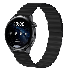 Cinturino per Orologio in Silicone con Chiusura Magnetica Compatibile con Huawei GT4/GT5/<span class=keywords><strong>PRO</strong></span> e <span class=keywords><strong>Samsung</strong></span> <span class=keywords><strong>Watch</strong></span> 4, Colori Assortiti, 20/22MM - Product Image 2