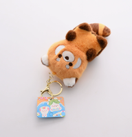 Nouveau produit très demandé : Porte-clés en peluche Panda Rouge, Porte-clés en peluche Panda personnalisé, Porte-clés en peluche Panda mignon