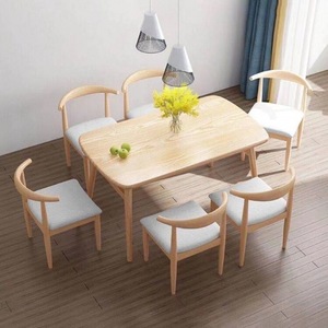 Modern Minimalist <b>Dining</b> <b>Table</b> <b>And</b> <b>Chair</b> Set 4 Piece Walnut Color <b>Space</b> <b>Saving</b> <b>Dining</b> Room Set - Product Image 2
