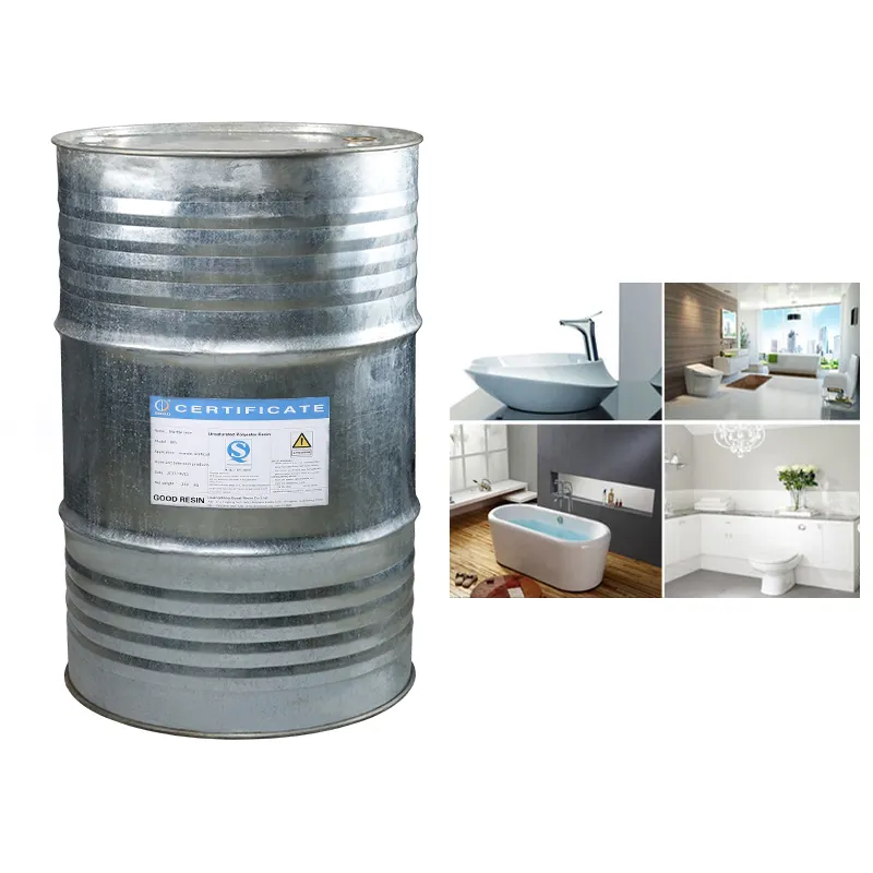 Manufacturer unsaturated polyester resin price for bathroom accessories products