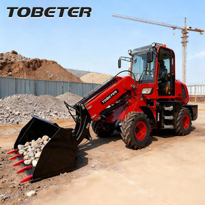 Tobeter trang trại nông nghiệp giá rẻ giá 4.5ton mini loader ổ đĩa bốn bánh thủy lực đa chức năng loader - Product Image 3