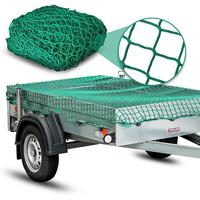 BELLWETHER BW-CG01 Filet de chargement en PP robuste, flexible et résistant à l'usure, taille réglable, pour protection de camions et attelage de wagons, maille de 45 mm