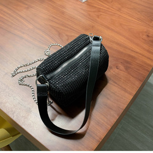 Hot Selling Woman Square <b>Bags</b> with Diamond Woman Chain Cross Body <b>Bag</b> Fashion Bling Bling Woman Handbags - Product Image 2