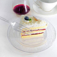 Vaisselle de fête d'anniversaire de mariage de 7.5/9/10 pouces, assiettes à dîner en plastique jetables