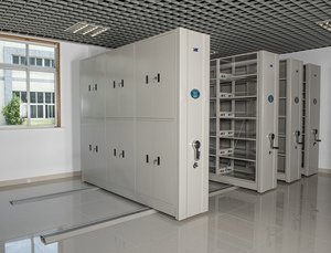 Tủ lưu trữ di động mở rộng khung dày đặc lưu trữ Kệ thép dày đặc hòm Kệ di động văn phòng thông minh tập tin giá - Product Image 2