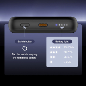 Logo personalizzato 15W 10000 di ricarica rapida mAh Ultra-sottile caricatore Wireless portatile magnetico sicuro batteria esterna Power Bank - Product Image 3