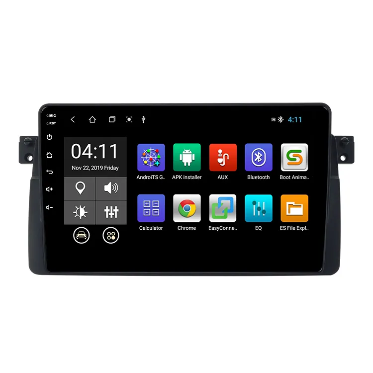 4 + 64/8 + 128G Android 11 Autoradio pour BMW E46 M3 318/320/325/330/335 Carplay 4G Car Multimedia GPS DSP autoradio No DVD