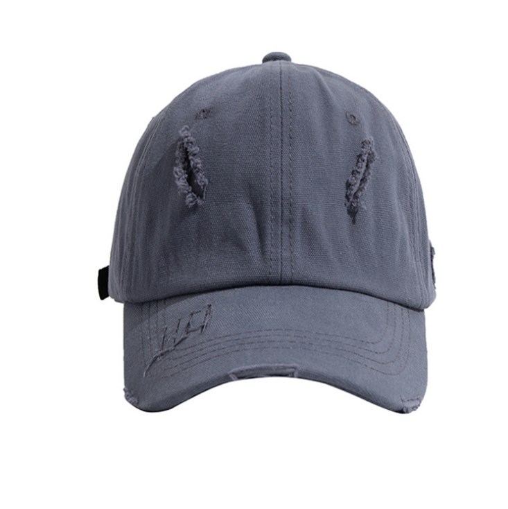 Vintage Washed Distressed Cotton Baseball Cap – Adjustable Dad Hat With Worn-In Look