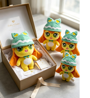 Boneka Plushie Kustom Berbentuk Hantu Kuning untuk Hadiah Anak dan Pajangan Toko
