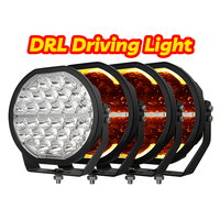 Kit de Barra de Luces LED Flexible para Vehículos, Camiones y Todoterreno, con Conexión Superior, Color Ámbar, para Trabajo, Niebla y Conducción