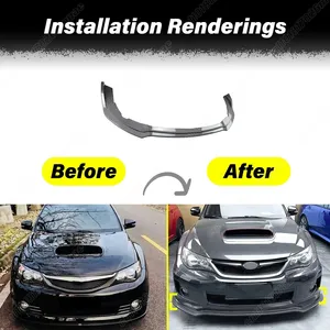 สำหรับ Impreza WRX STI ปี 2013 2014 2015 2016 2017 2018 สปอยเลอร์กันชนหน้ารถยนต์ อุปกรณ์ตกแต่งด้านหน้า - Product Image 2