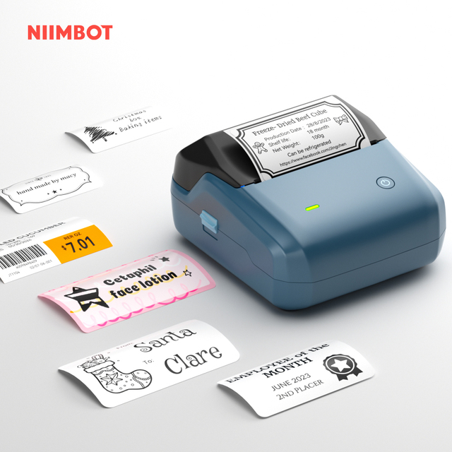 Niimbot B31 Multi-function 3 Inch Flower Shop Greeting Card logo Thermal Label Printer