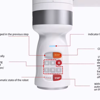 Mando Inteligente Original Fairino Robot con Teclas Personalizables A-E para Cobot FR3 FR5 FR10, Controlador de Programación Manual/Automática