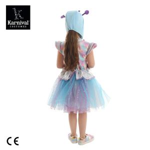 ODM venta al por mayor <span class=keywords><strong>Alien</strong></span> Cosplay <span class=keywords><strong>disfraz</strong></span> con diadema niñas Halloween carnaval fiesta actuación vestido para niños - Product Image 3