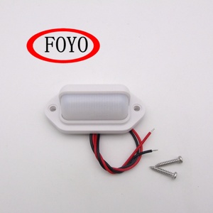 FOYO — lampe blanche de la <span class=keywords><strong>plaque</strong></span> d'immatriculation à 12 led, feu arrière pour bateaux, marches, camions, SUV, <span class=keywords><strong>remorque</strong></span>, Van, RV - Product Image 2