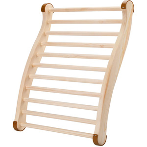 Almohada de madera para respaldo de sauna, respaldo de sauna en forma de S, accesorios de sauna de madera con forma de onda, venta al por mayor - Product Image 1