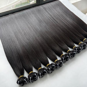 Cuticule vierge vietnamienne de confiance alignée Double noyé faisceaux de cheveux humains os droit Afro Curl bande perruque vague naturelle - Product Image 1