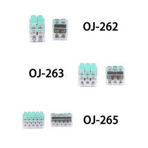 OJ-262 nhanh chóng Push-in dây nối 2P mùa xuân khối thiết bị đầu cuối cho kết nối cáp điện - Product Image 5