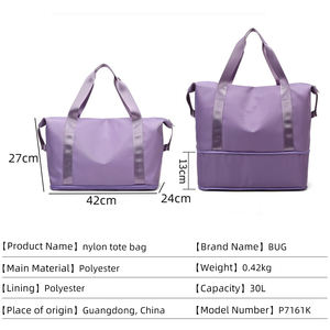 Wholesale Vintage Nylon Duffel <b>Bags</b> <b>Big</b> Volume <b>Travel</b> Handbags - Product Image 3