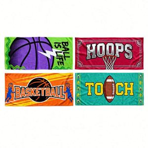 Custom Dye-Sublimation <b>Microfiber</b> <b>Towel</b> Lightweight Sports Rally Marathon Cheerleading Gym Events Eco-Friendly Antimicrobial - Product Image 2