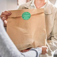 Etiquetas Adhesivas Personalizadas a Prueba de Agua para Jugos de Frutas, Bebidas, Supermercados, Promoción de Comestibles, Exposiciones, Papel Sintético