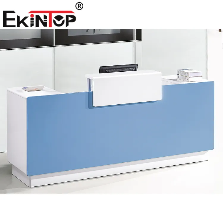 Ekintop tavolo in melamina moderno banco reception economico per reception