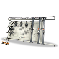 Presse hydraulique rotative PINLIANG pour l'assemblage de cadres de portes en panneaux de bois stratifiés, facile à utiliser, puissance 2,2 kW, garantie 1 an