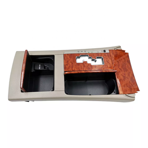 Cubierta de Panel de Palanca de Cambios de Madera <span class=keywords><strong>para</strong></span> Transmisión Automática, <span class=keywords><strong>para</strong></span> Toyota Camry 2006-2011, con <span class=keywords><strong>Caja</strong></span> de Almacenamiento y Portavasos de Madera de Caoba - Product Image 3
