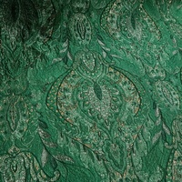 JSH2874 Tissu Jacquard Métallique Brocart Floral Nouvelle Tendance pour Robes de Mariée et Textiles de Maison