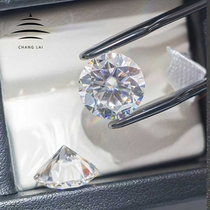 Diamant synthétique rond certifié CHANG LAI <span class=keywords><strong>GIA</strong></span>, qualité VVS2, 0,3 CT, 1,5 CT, 4 CT, certifié IGI, diamant de laboratoire CVD certifié IGI - Product Image 1