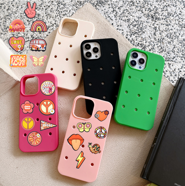 Wholesale Mobile Phone Case Sublimation Mobile Phone Cases Silicone Shoe Charms Designer Luxury Phone Case