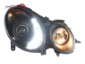 CARMATES - Conjunto de Faros Delanteros de Gran Venta, Luces Diurnas DRL, Luces Delanteras con Intermitentes, Faros Halógenos para <span class=keywords><strong>Mercedes</strong></span> Benz Clase <span class=keywords><strong>E</strong></span> W211 2002-2005 - Product Image 3
